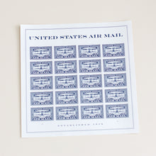 Air Mail Stamp Sheet