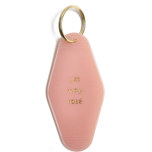 Yes Way Rosé Motel Key Tag