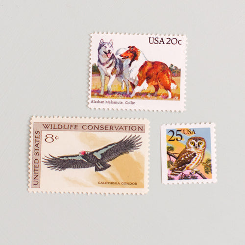 Vintage Stamp Set