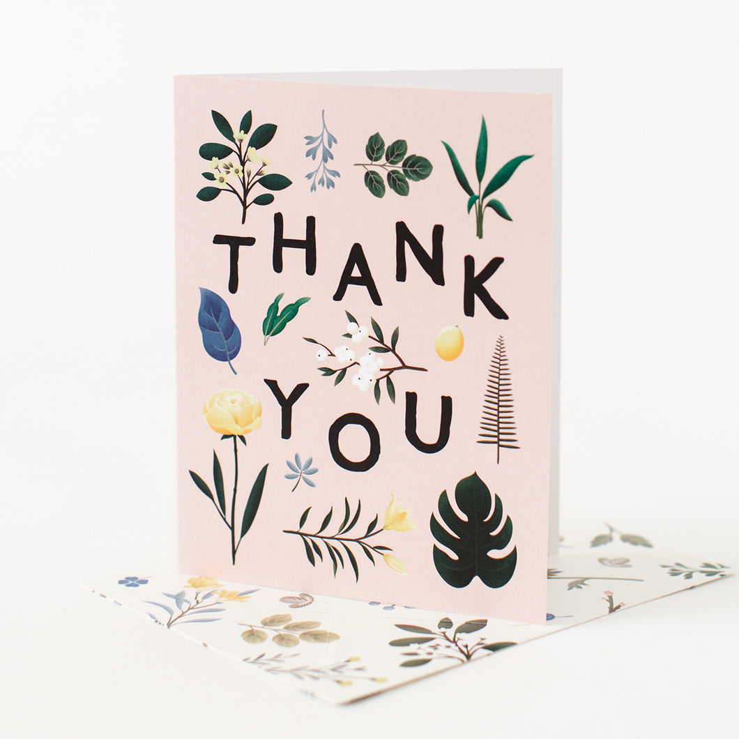 Thank You - Pink Floral