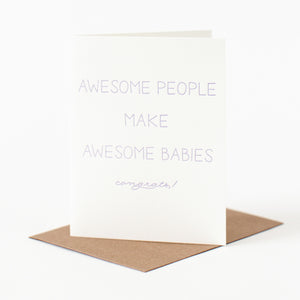 Awesome People = Awesome Babies
