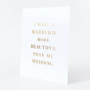 A Beautiful Marriage Art Print
