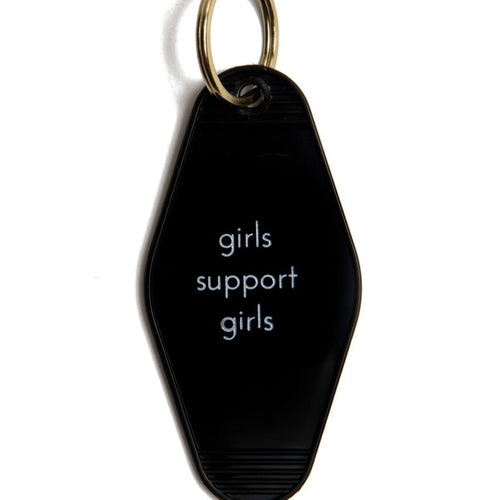 Girls Support Girls Motel Key Tag